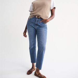 Abercrombie & Fitch ankle Straight High Rise Jeans